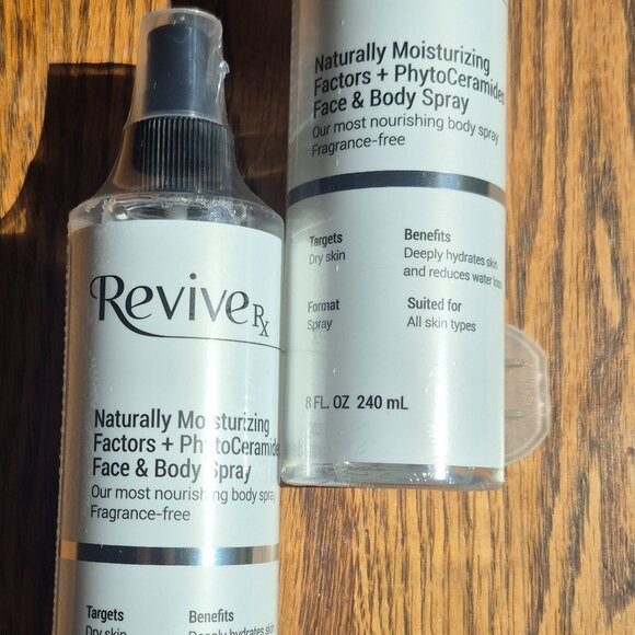 2 Revive Rx Naturally Moisturizing Factors+ Phytoceramides Face & Body Spray - Picture 4 of 12